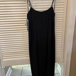 Classy black long evening dress.  Size 4.